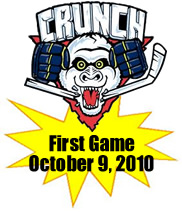 Syracuse Crunch - First game October 9, 2010